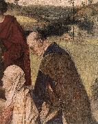 BOUTS, Dieric the Elder The Entombment (detail) fg oil painting on canvas